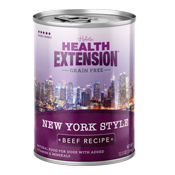 Health Extension Canned Dog Food: New York Style Beef